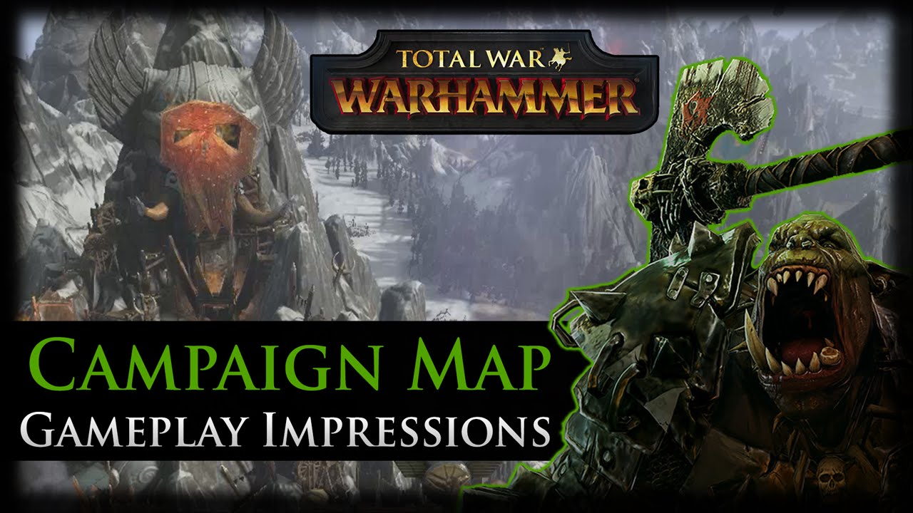 Total War Warhammer Campaign Map
